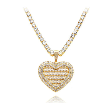 Diamond heart nacklace