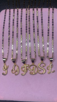 Initials nacklace