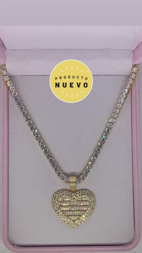 Diamond heart nacklace